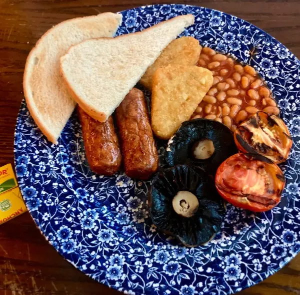 Wetherspoons Vegetarian Breakfast and Vegan Breakfast
