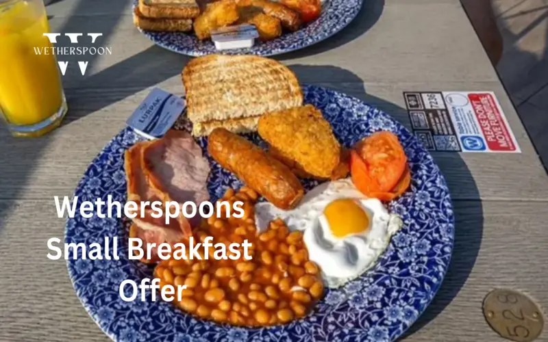 Wetherspoons Small Breakfast Offer