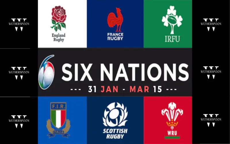 Six Nations Rugby Championship live at Wetherspoon