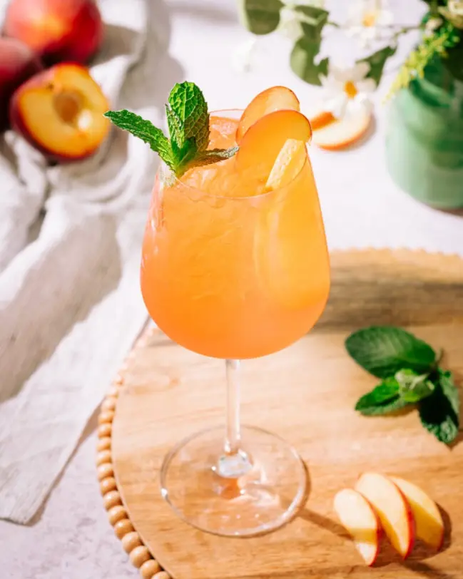 Wetherspoons Peach Blush Spritz Cocktail