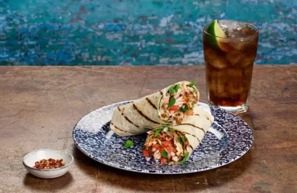 Wetherspoons Shawarma chicken wrap